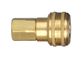 1/4" Brass Pneumatic Quick Connect Coupling I Series For Industrial Interchange