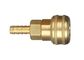 1/4" Brass Pneumatic Quick Connect Coupling I Series For Industrial Interchange